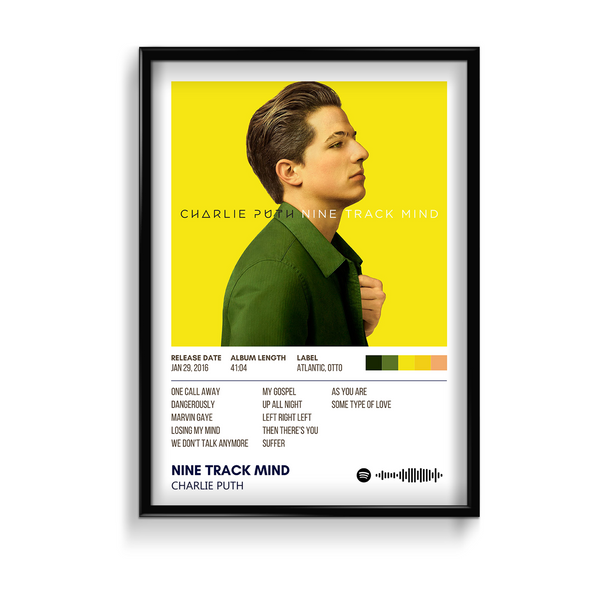 Nine Track Mind by Charlie Puth Album Poster
