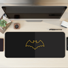Golden Bat Symbol Desk Mat | Desk Pad | Mouse Pad