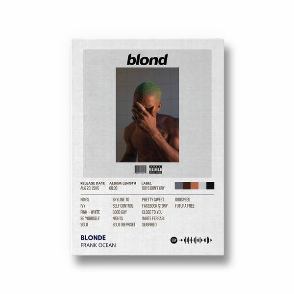 Blonde by Frank Ocean Album Poster
