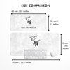 Trust the process paper plane Desk Mat | Desk Pad | Mouse Pad