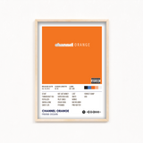 Channel Orange by Frank Ocean Album Poster