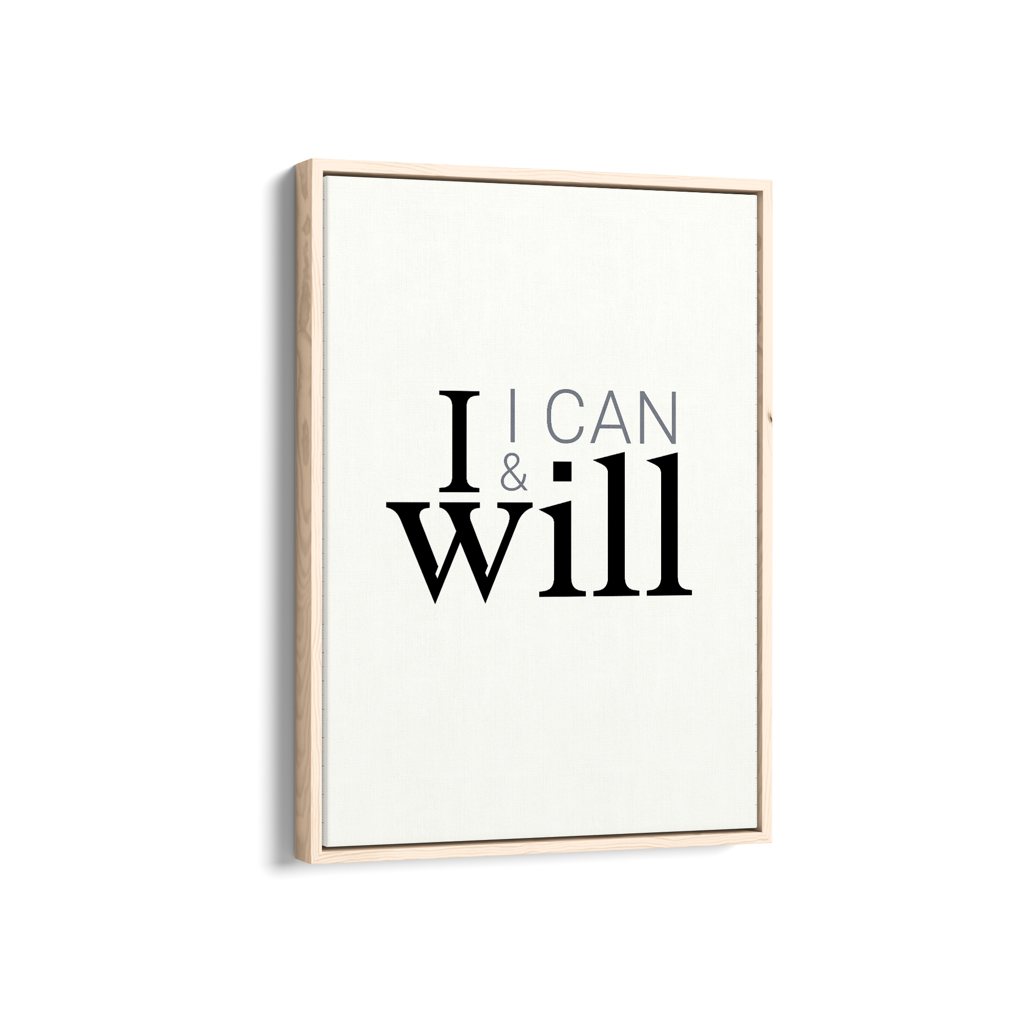 I can & I will Wall Art