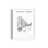 Golden Gate bridge Modern Line Wall Art