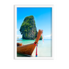 Boat on a beach Wall Art