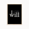 I can & I will Wall Art