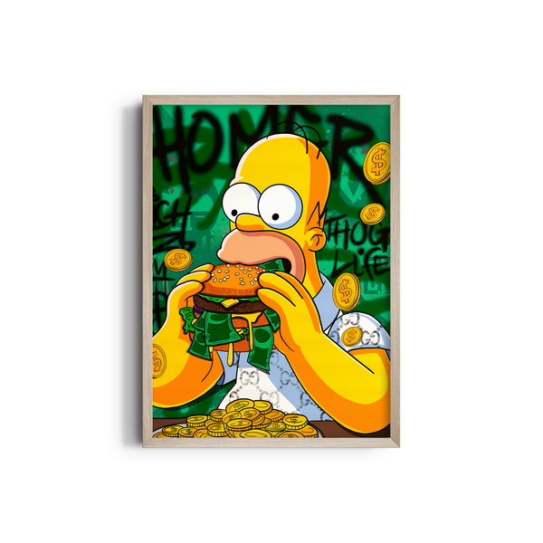 Homer's Happy Meal Pop Wall Art