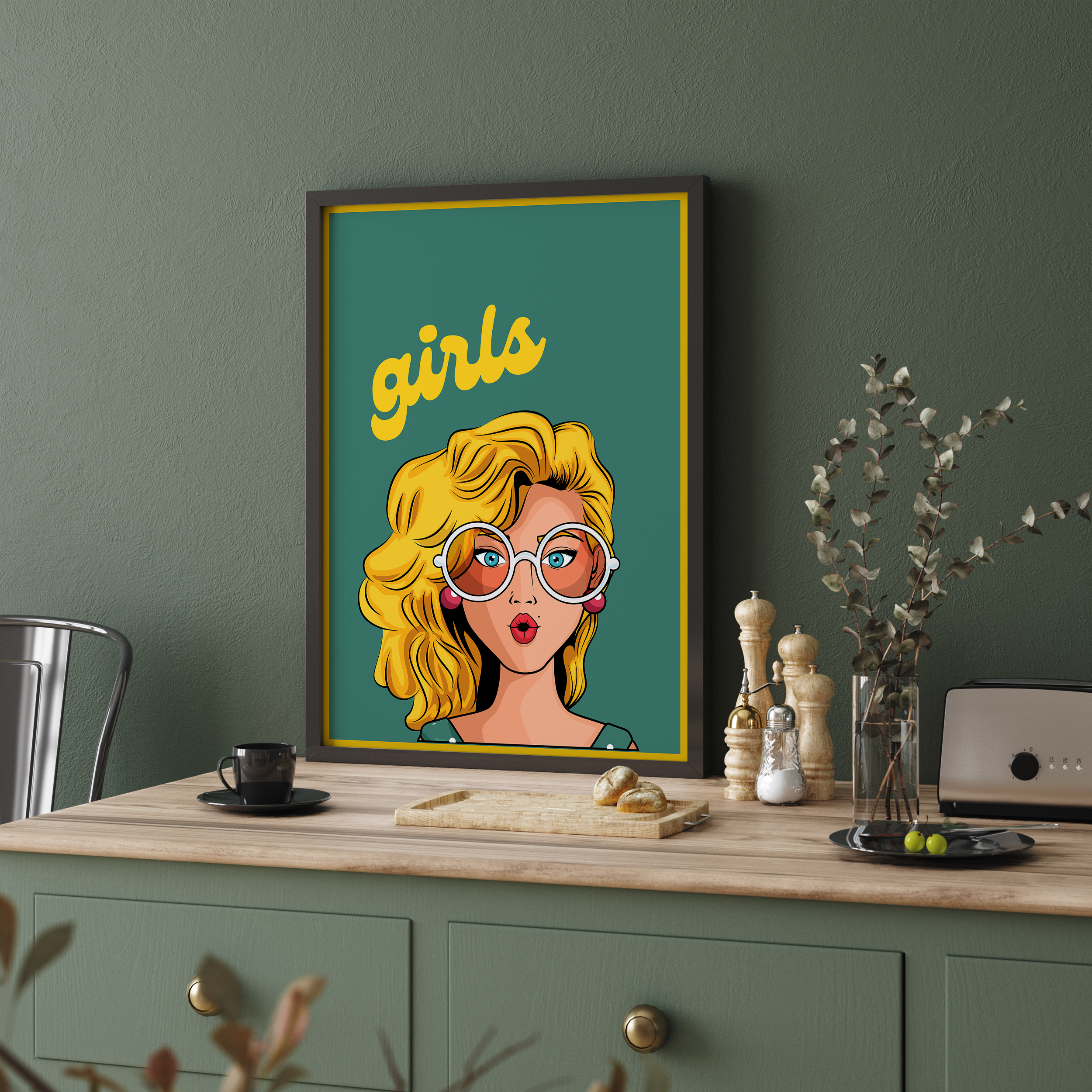 Girls, Pop Fashion Poster
