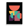 Shadow of Passion Abstract Geometric Modern Wall Art