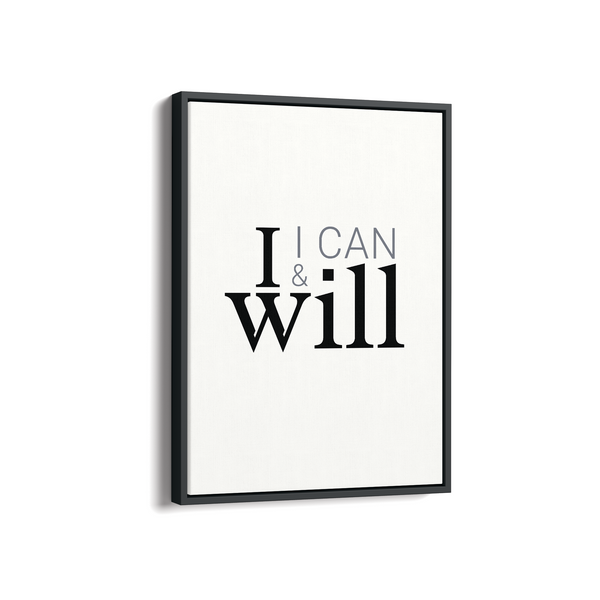 I can & I will Wall Art