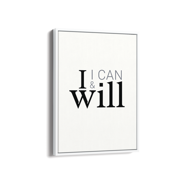 I can & I will Wall Art