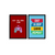 Just one more game & Eat sleep game repeat Set of 2 Gamer Posters