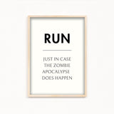 Run Definition Poster