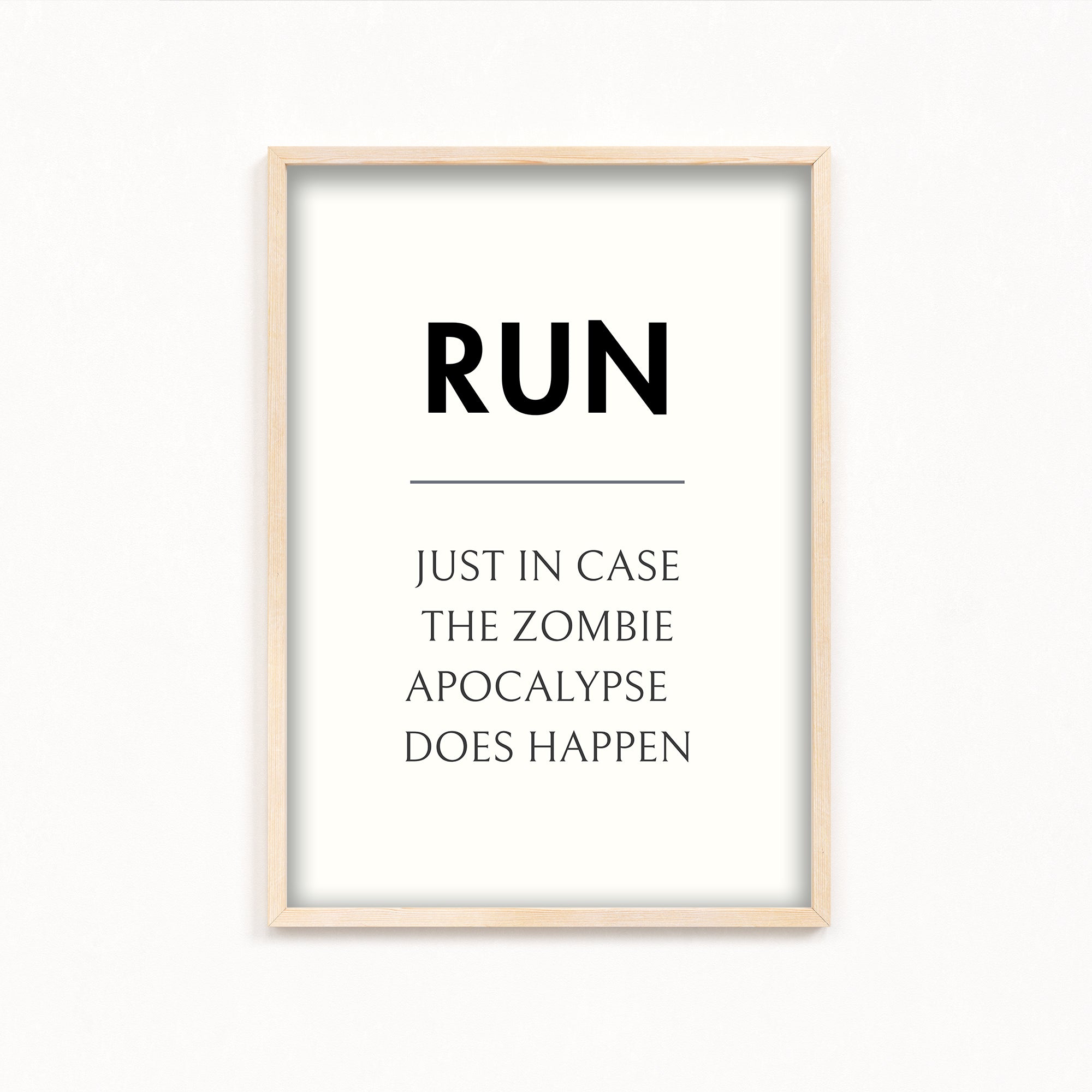 Run Definition Poster