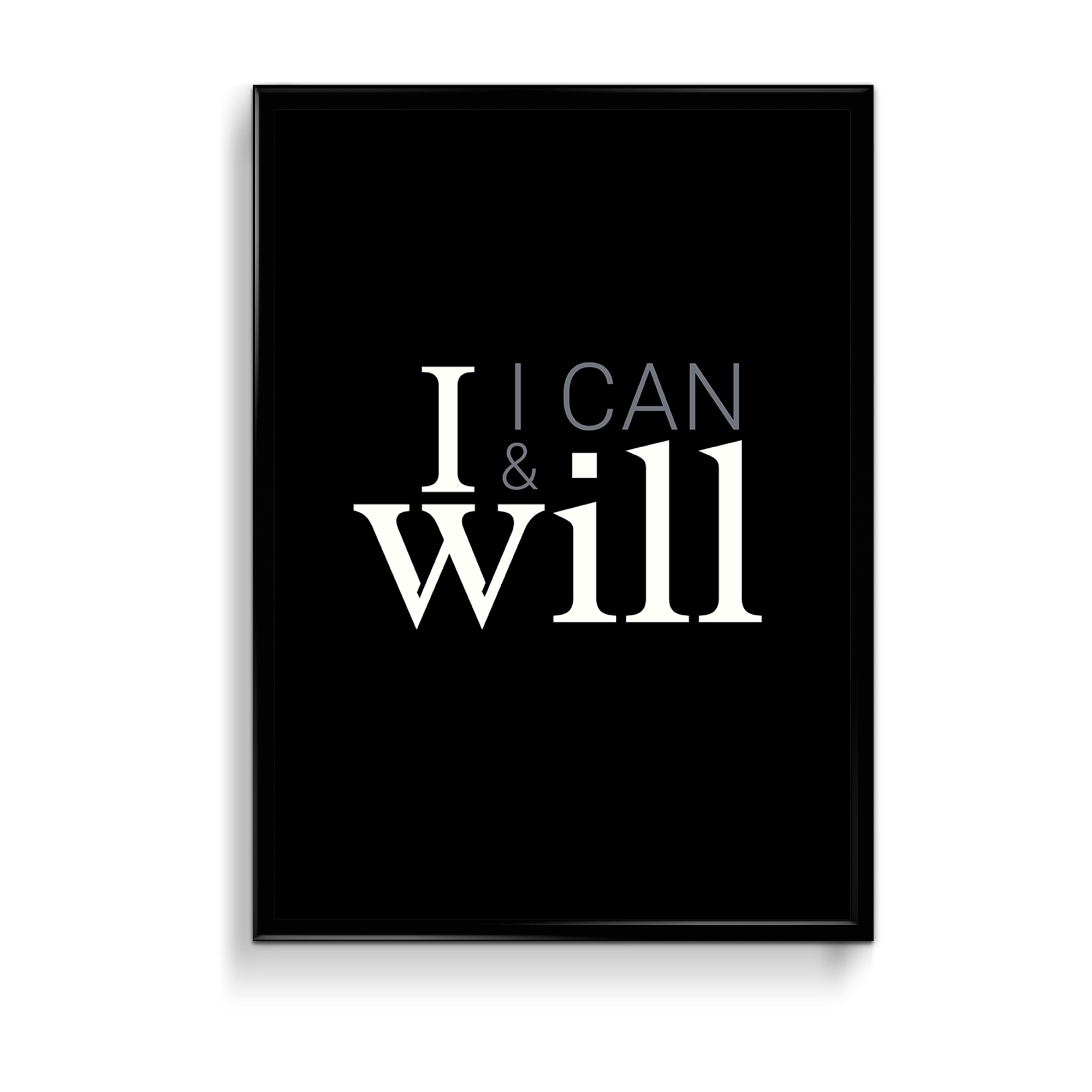 I can & I will Wall Art - The Mortal Soul