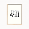 I can & I will Wall Art