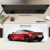 Stronger than yesterday - McLaren 750S Desk Mat | Desk Pad | Mouse Pad