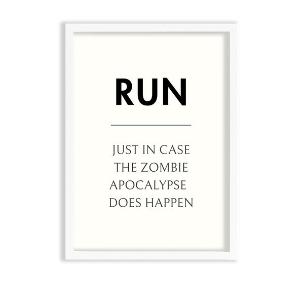 Run Definition Poster