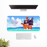 A smooth sea never made a skilled pirate Desk Mat | Desk Pad | Mouse Pad