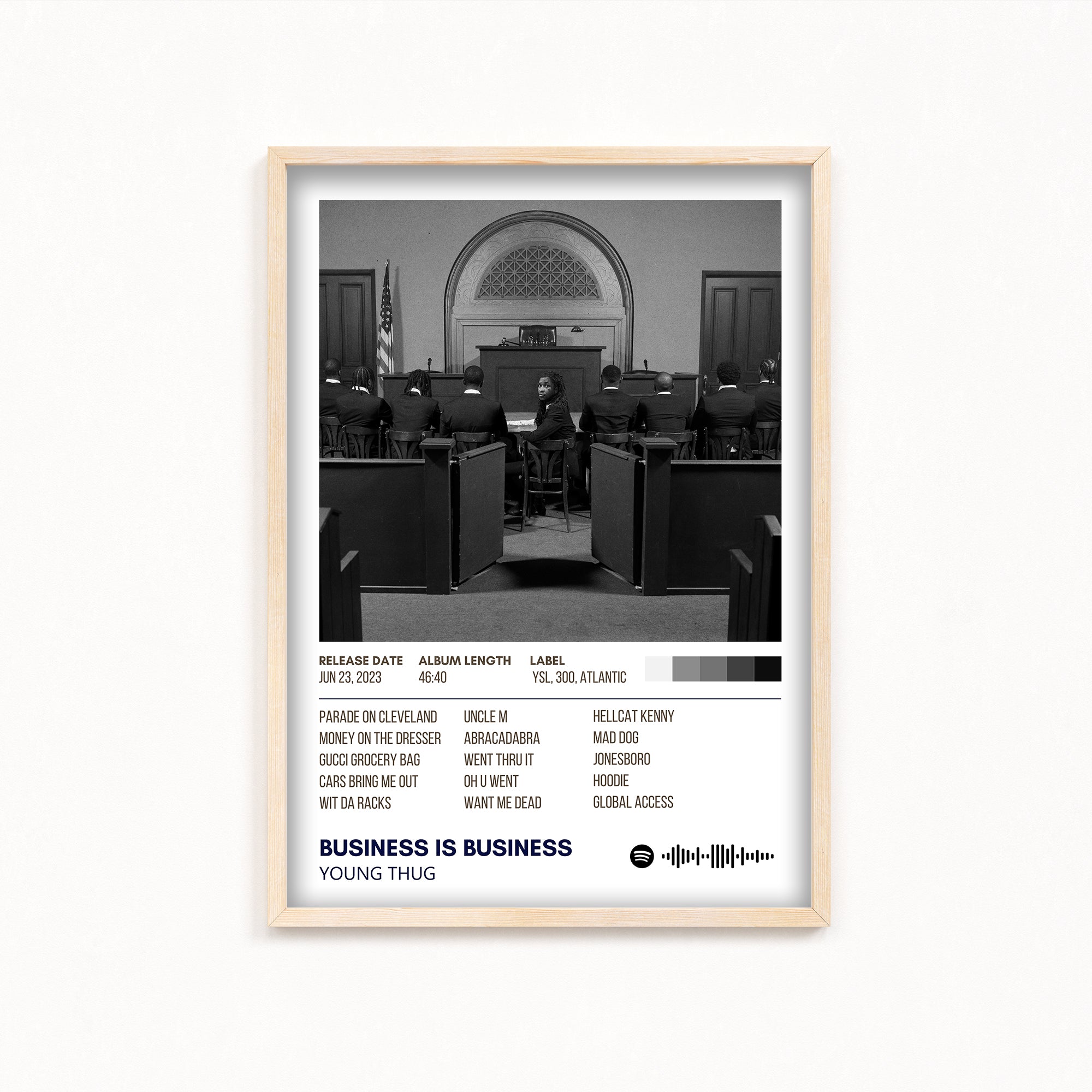 Business Is Business by Young Thug Album Poster