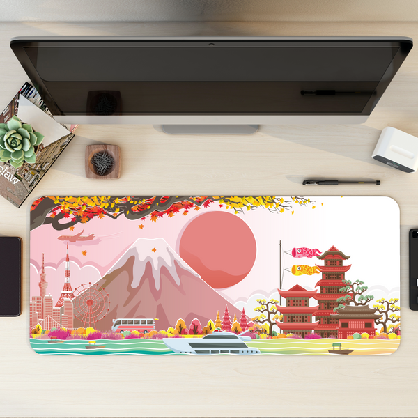 Japan Landscape Desk Mat | Desk Pad | Mouse Pad