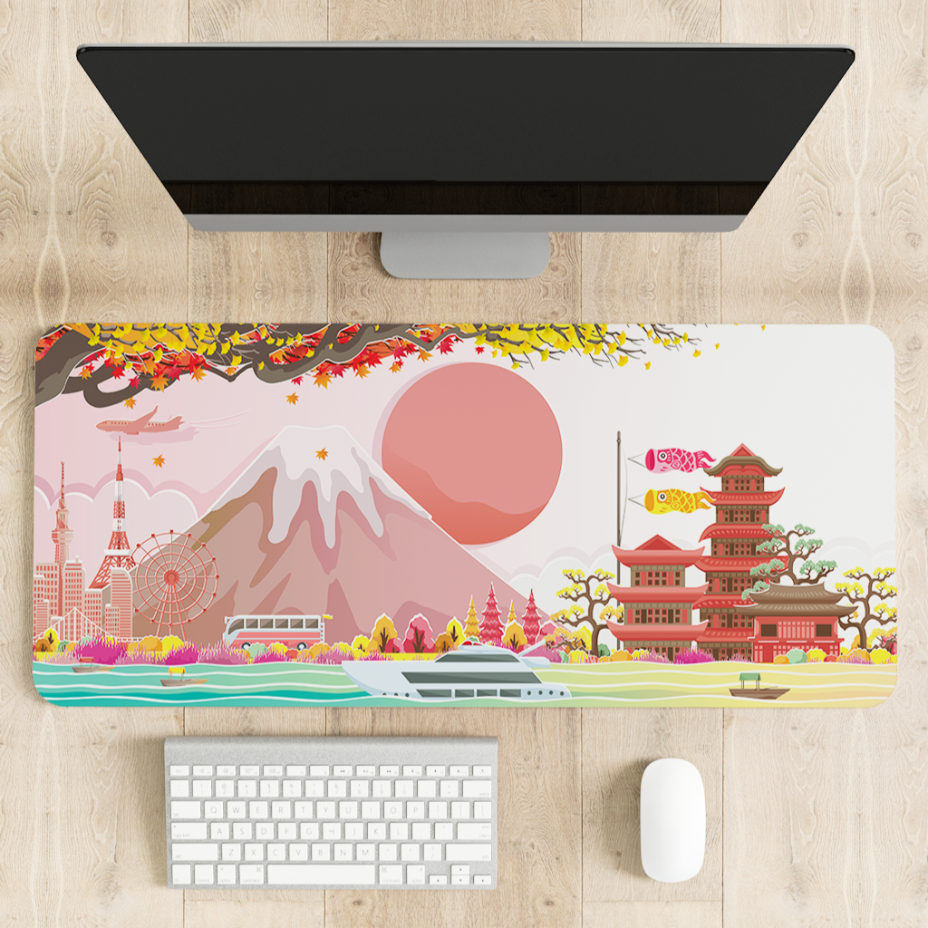 Japan Landscape Desk Mat | Desk Pad | Mouse Pad