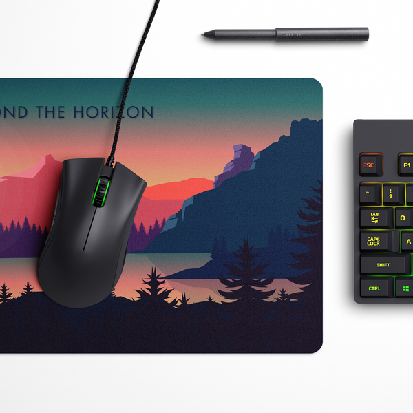 Dream beyond the horizon Desk Mat | Desk Pad | Mouse Pad