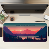 Dream beyond the horizon Desk Mat | Desk Pad | Mouse Pad