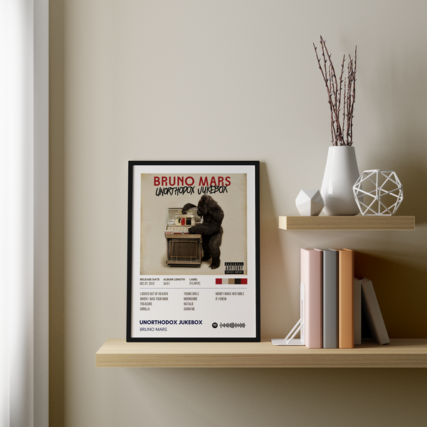 Unorthodox Jukebox Bruno Mars Album Poster