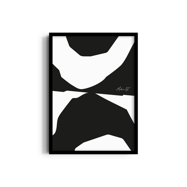 Ebony and Ivory Simplicity Wall Art