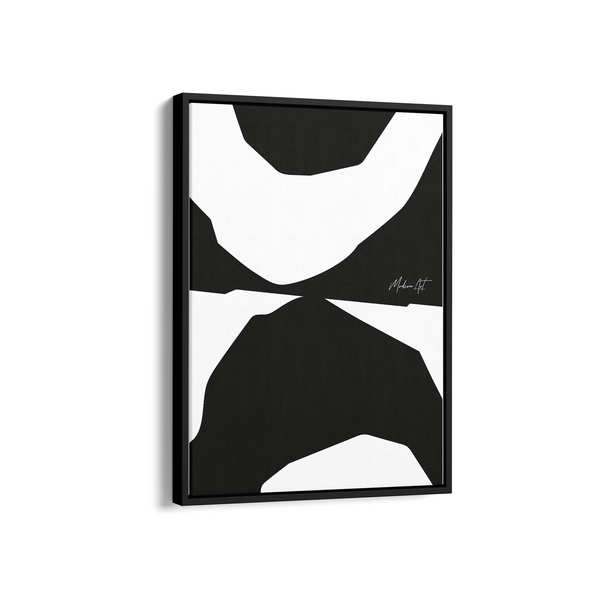 Ebony and Ivory Simplicity Wall Art