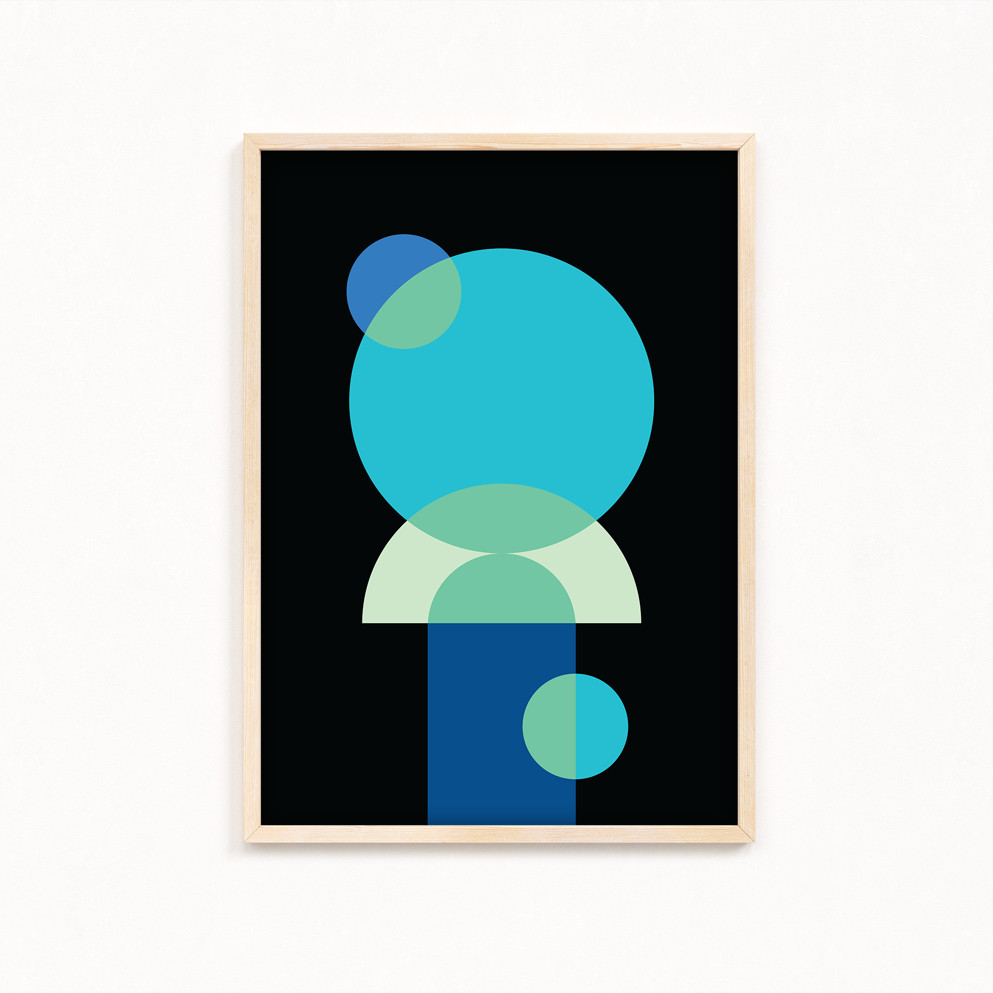 Arrival of Desire Abstract Geometric Modern Wall Art