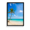 Coconut trees on the beach Wall Art