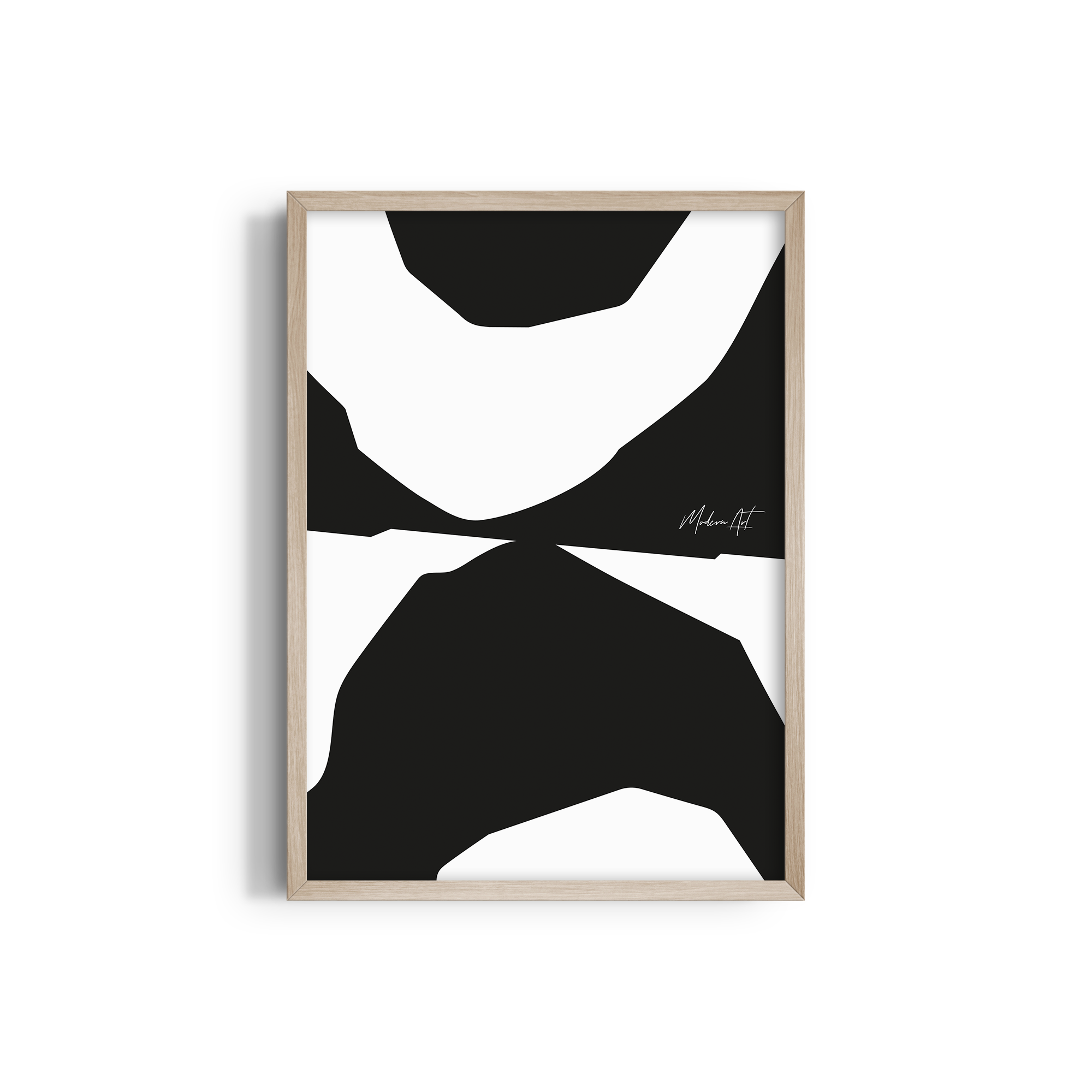 Ebony and Ivory Simplicity Wall Art