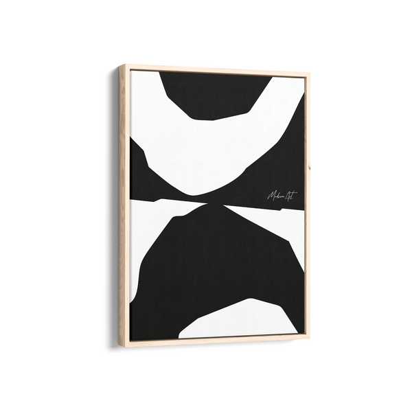 Ebony and Ivory Simplicity Wall Art