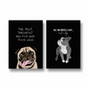 Set of 2 Dog Lover Posters