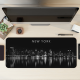 New York night skyline Desk Mat | Desk Pad | Mouse Pad