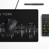 New York night skyline Desk Mat | Desk Pad | Mouse Pad