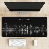New York night skyline Desk Mat | Desk Pad | Mouse Pad
