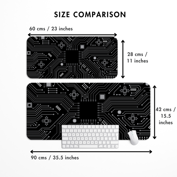 Beautiful Circuit Pattern Desk Mat | Desk Pad | Mouse Pad