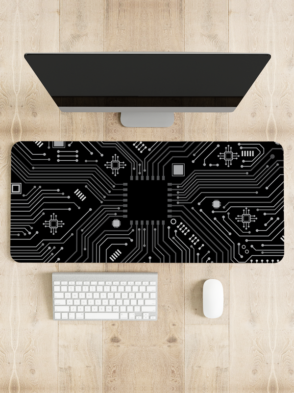 Beautiful Circuit Pattern Desk Mat | Desk Pad | Mouse Pad