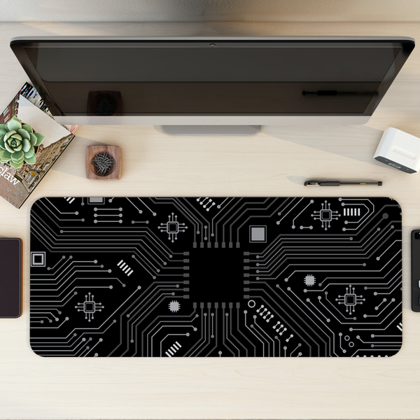 Beautiful Circuit Pattern Desk Mat | Desk Pad | Mouse Pad
