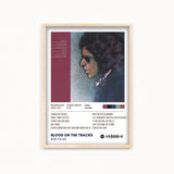 Blood on the Tracks by Bob Dylan Album Poster