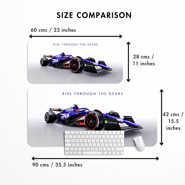 Visa Cash App RB F1 Car Desk Mat | Desk Pad | Mouse Pad
