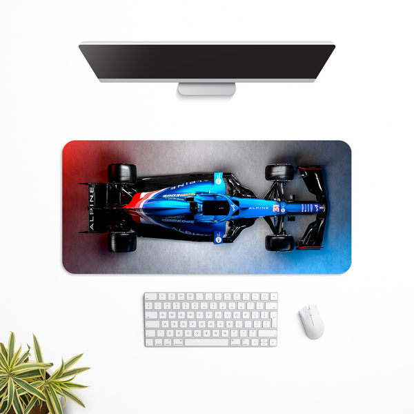 Alpine F1 Car Desk Mat | Desk Pad | Mouse Pad