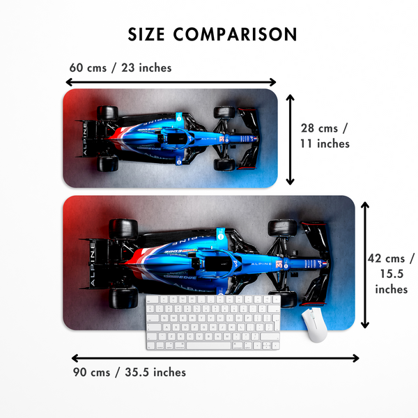 Alpine F1 Car Desk Mat | Desk Pad | Mouse Pad