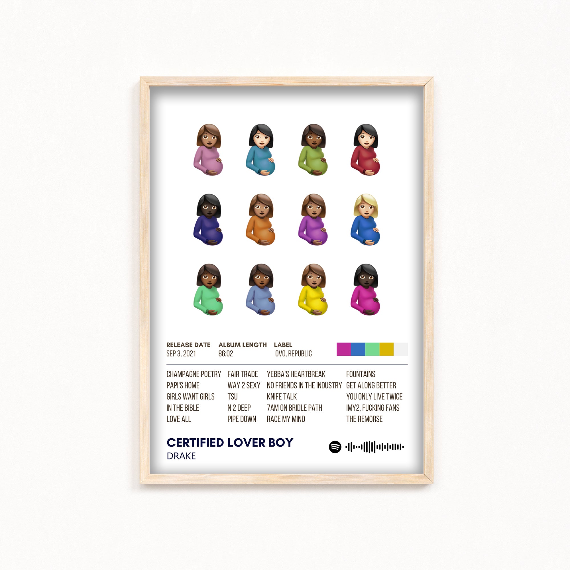 Certified Lover Boy by Drake Album Poster