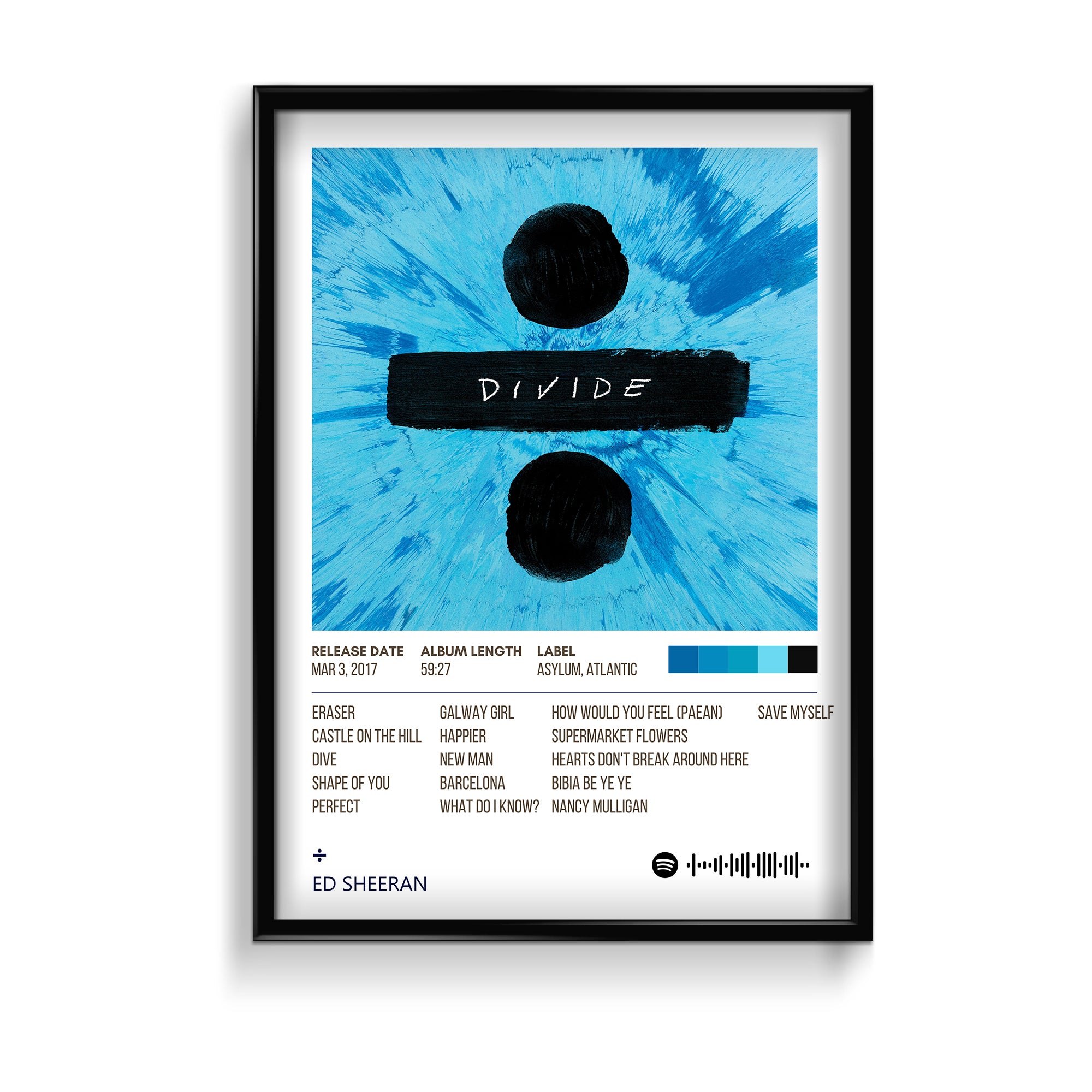 ÷ (Divide) by Ed Sheeran Album Poster
