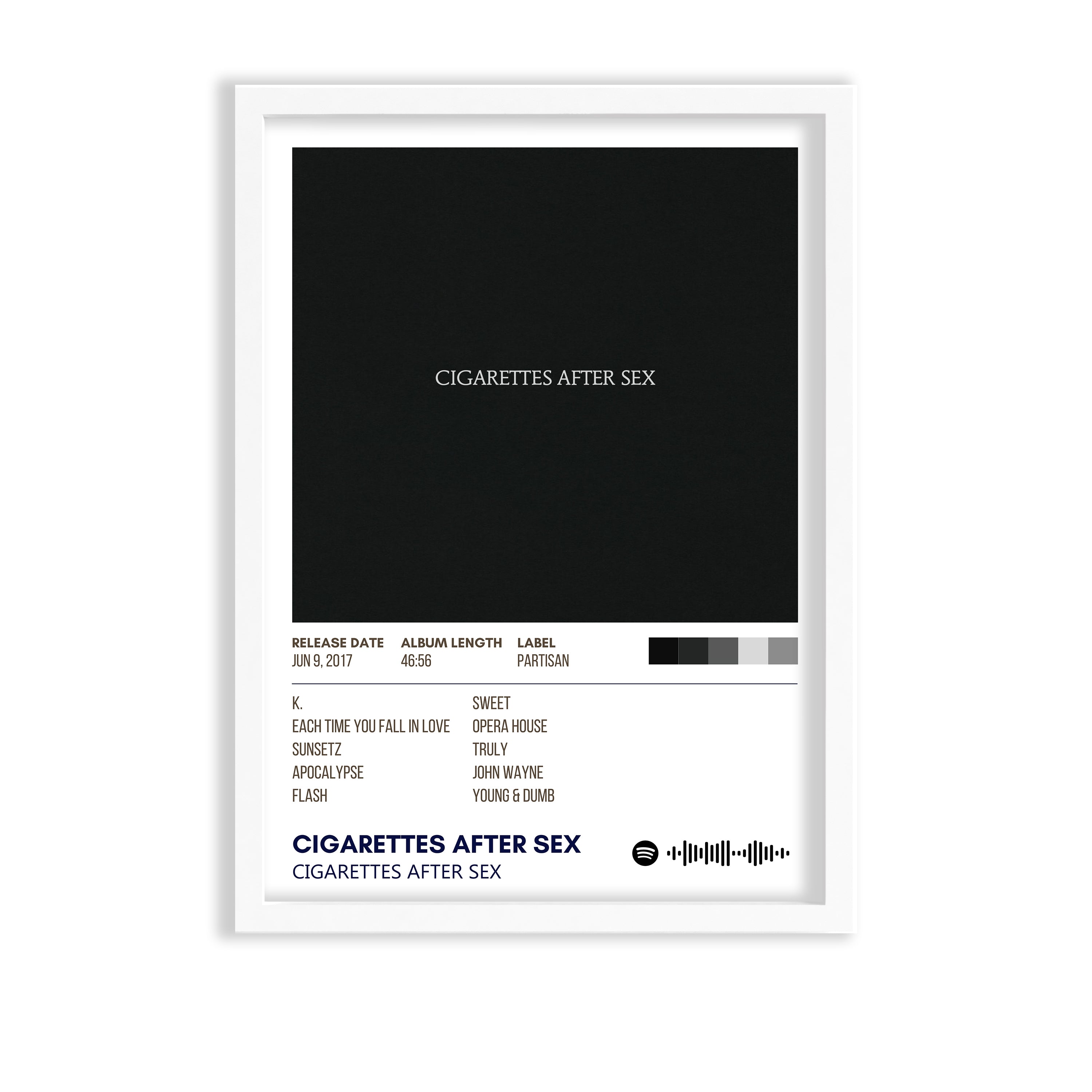 Cigarettes After Sex by Cigarettes After Sex Album Poster