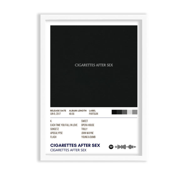 Cigarettes After Sex by Cigarettes After Sex Album Poster