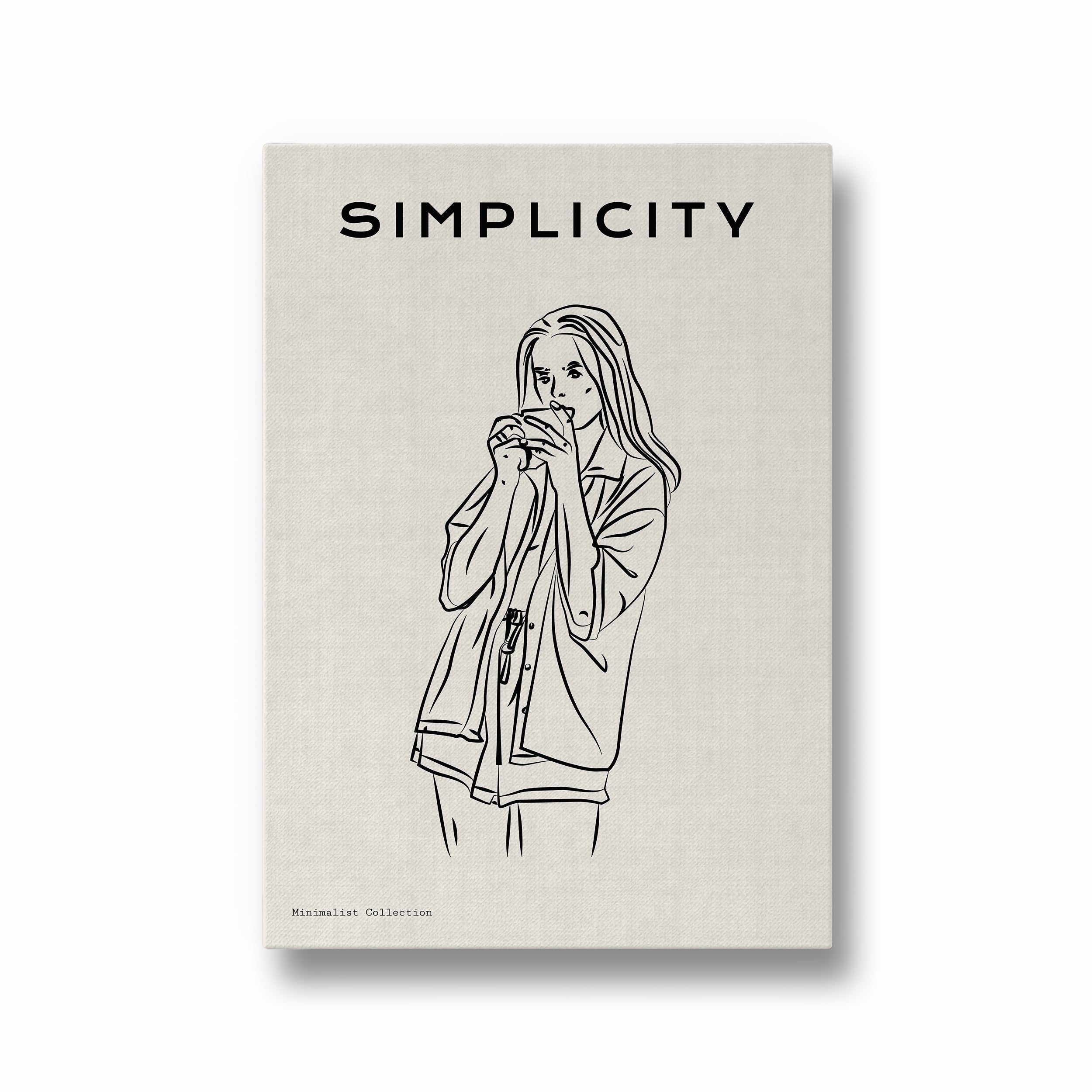 Coffee & Me Modern Line Wall Art